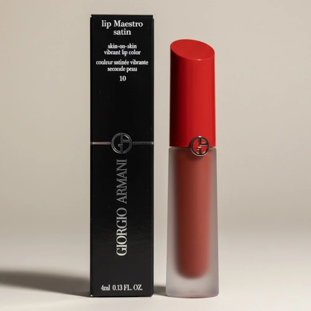 Giorgio Armani Lip Maestro Satin 10 In Love Lipstick NIB - Picture 11 of 11